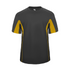 Badger Sport Drive Tee (414700-023404), Color 'Graphite/Gold'